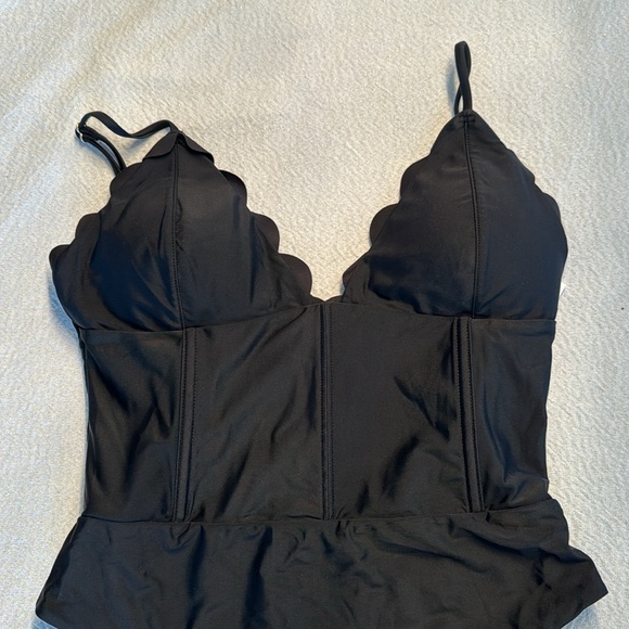 Ramy Brook Mikayla Scalloped One-Piece Swimsuit, Medium, $238 - Picture 5 of 11